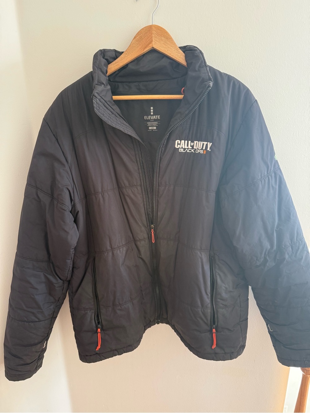 Black Ops Men’s Black Puffer Jacket